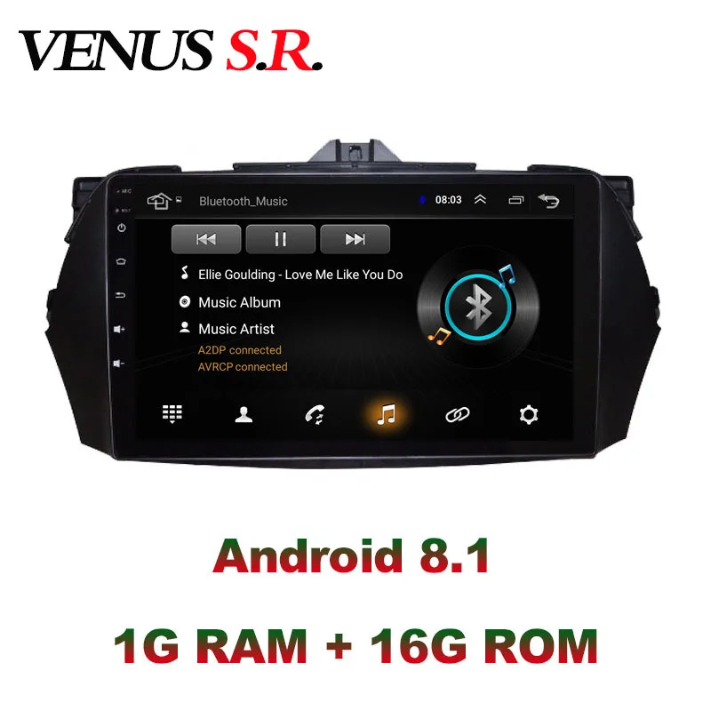 Автомобильный dvd плеер VenusSR Android 8 1 2.5D для Suzuki Ciaz Alivio радио мультимедиа GPS стерео gps
