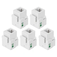 cable connector 5pcs telephone voice module network wiring accessory single port rj11 cat 3 with dust cover waterproof