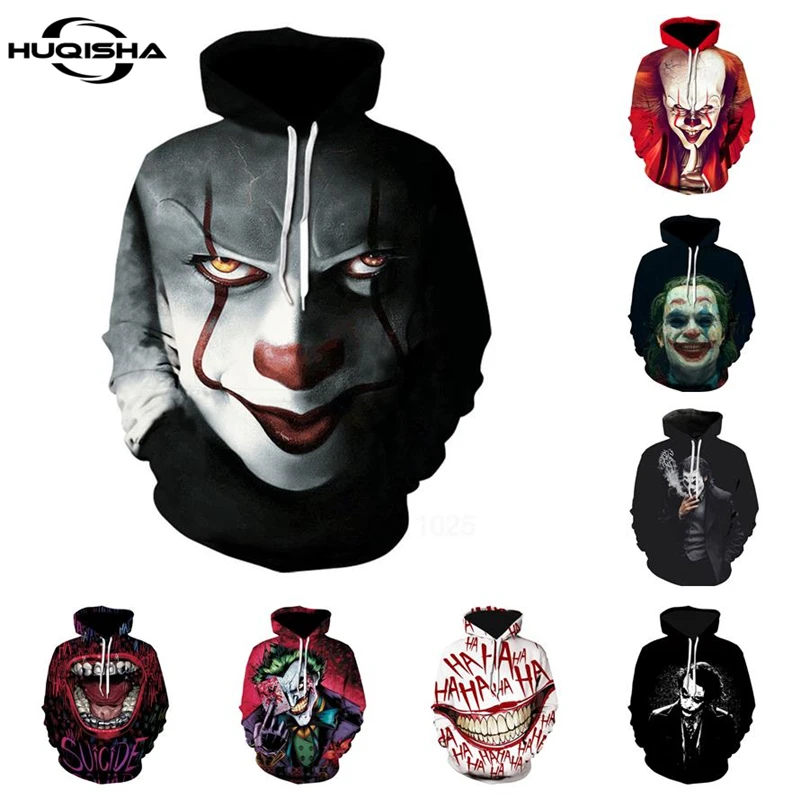 

New 3D Printed Joker Kids Boy Girl Child's Play Character Hoodie Fashion Casual Men Women Unisex Hoodies Streetwear Sweatshirt