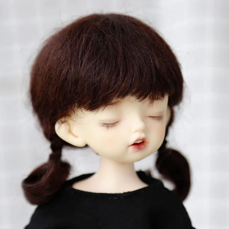 Новый розовый золотой 1/6 парик Bjd 30 см SD DD кукла косички Кукла специальный