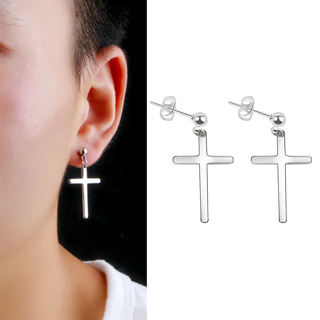 2 шт. религиозный Христос подвеска в форме Креста серьги шаровые шпильки с