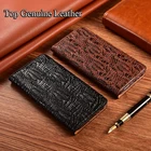 Чехол с крокодиловым когтем для Samsung Galaxy A3 A5 A6 A7 A8 Plus 2016 2017 2018, откидная подставка, чехол для телефона из натуральной бычьей кожи