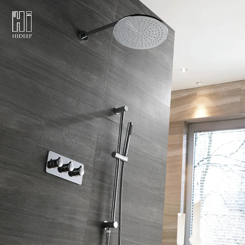 Поступления настенный смеситель для душа полный Медь встраиваемая коробка два