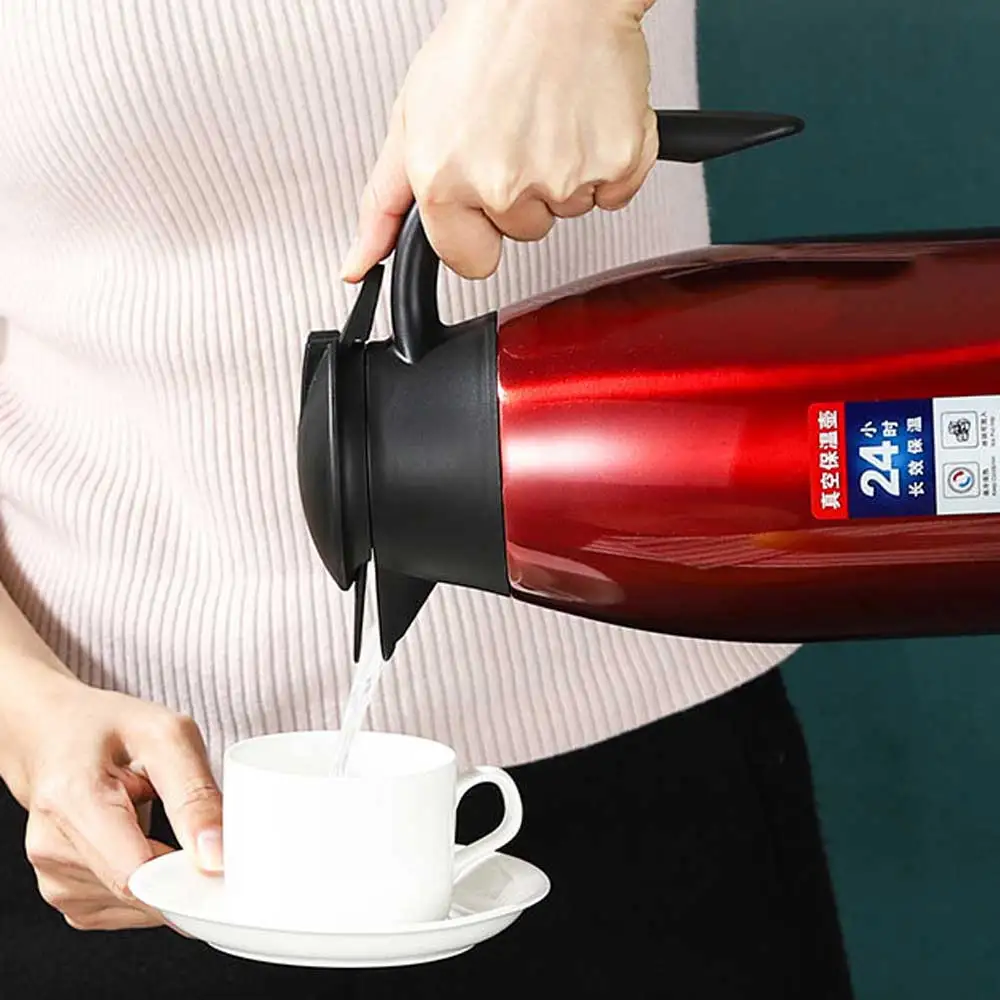 

Stainless Steel Thermal Bottle Coffee Tea Carafe 2L Double Wall Insulated Vacuum Flask Hot and Cold Water Jug Pot thermal bottle