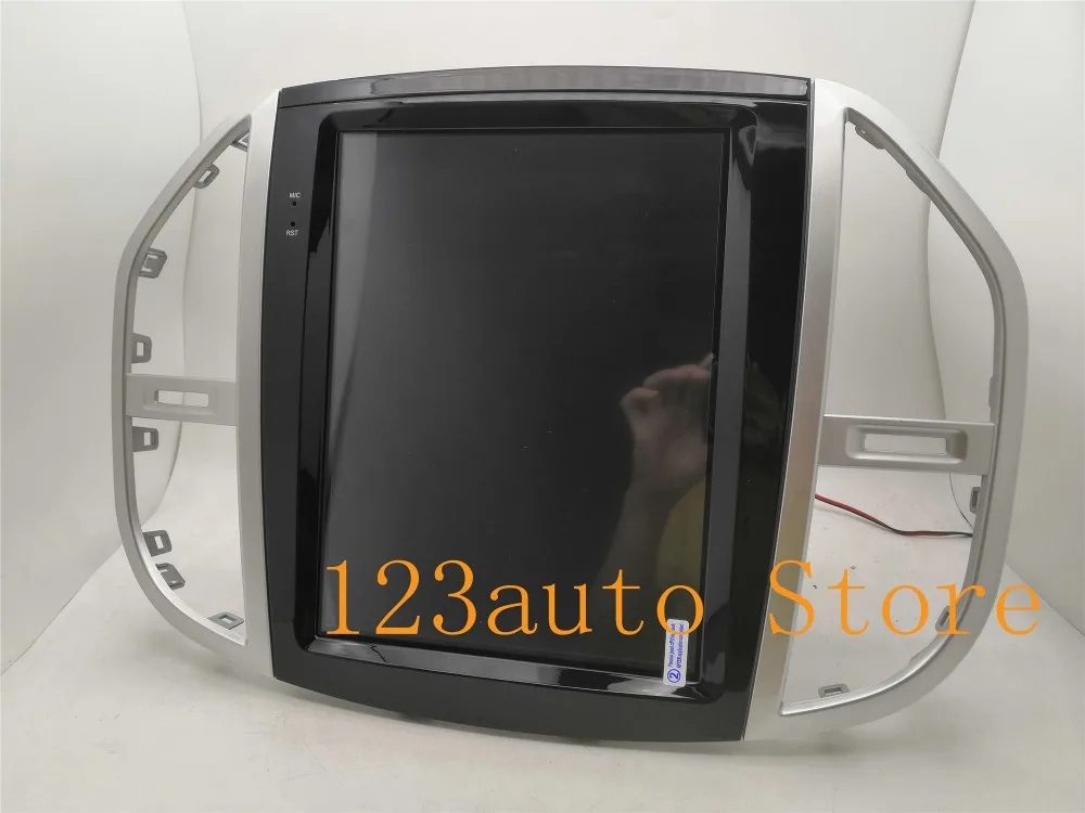 12,1 дюймов вертикальный Tesla стиль Android 8,1 автомобильный DVD gps плеер Авто Навигация радио для Benz mercedes VITO Metris