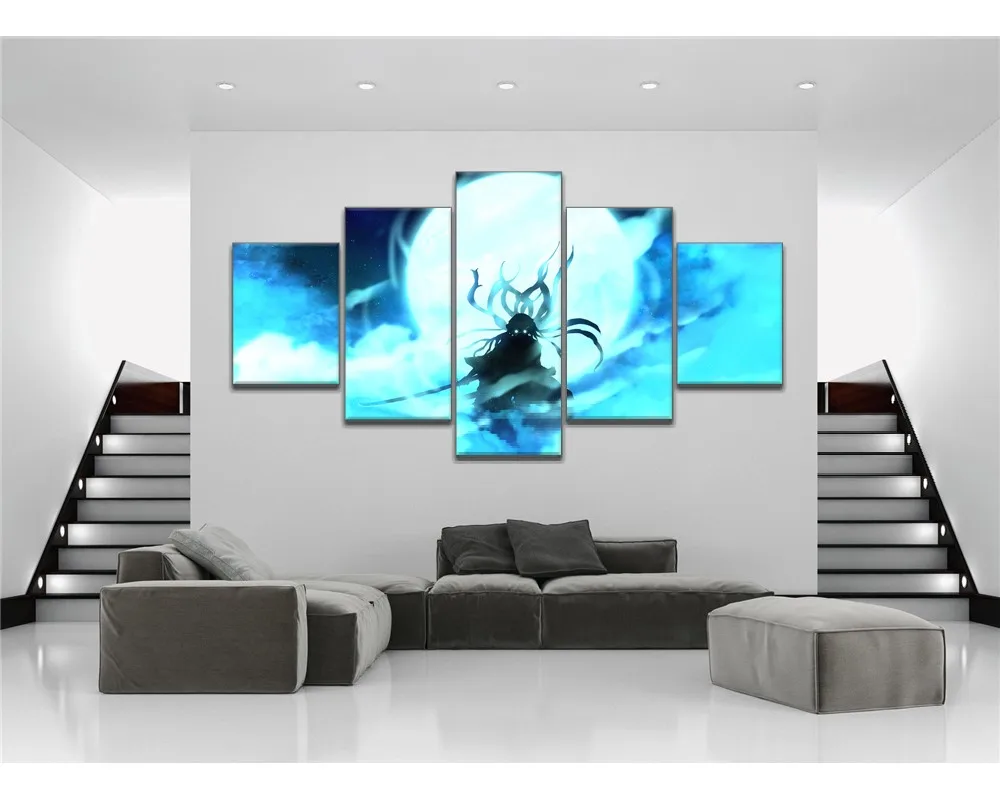

No Framed Canvas 5Pcs Tokitou Muichirou Anime Wall Art Posters Prints Pictures Paintings Home Decor Decorations