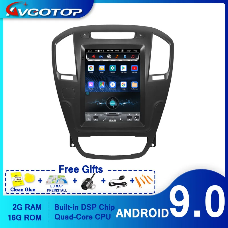 AVGOTOP Android 9 0 Tesla вертикальный экран автомобильное радио GPS Мультимедиа для OPEL INSIGNIA
