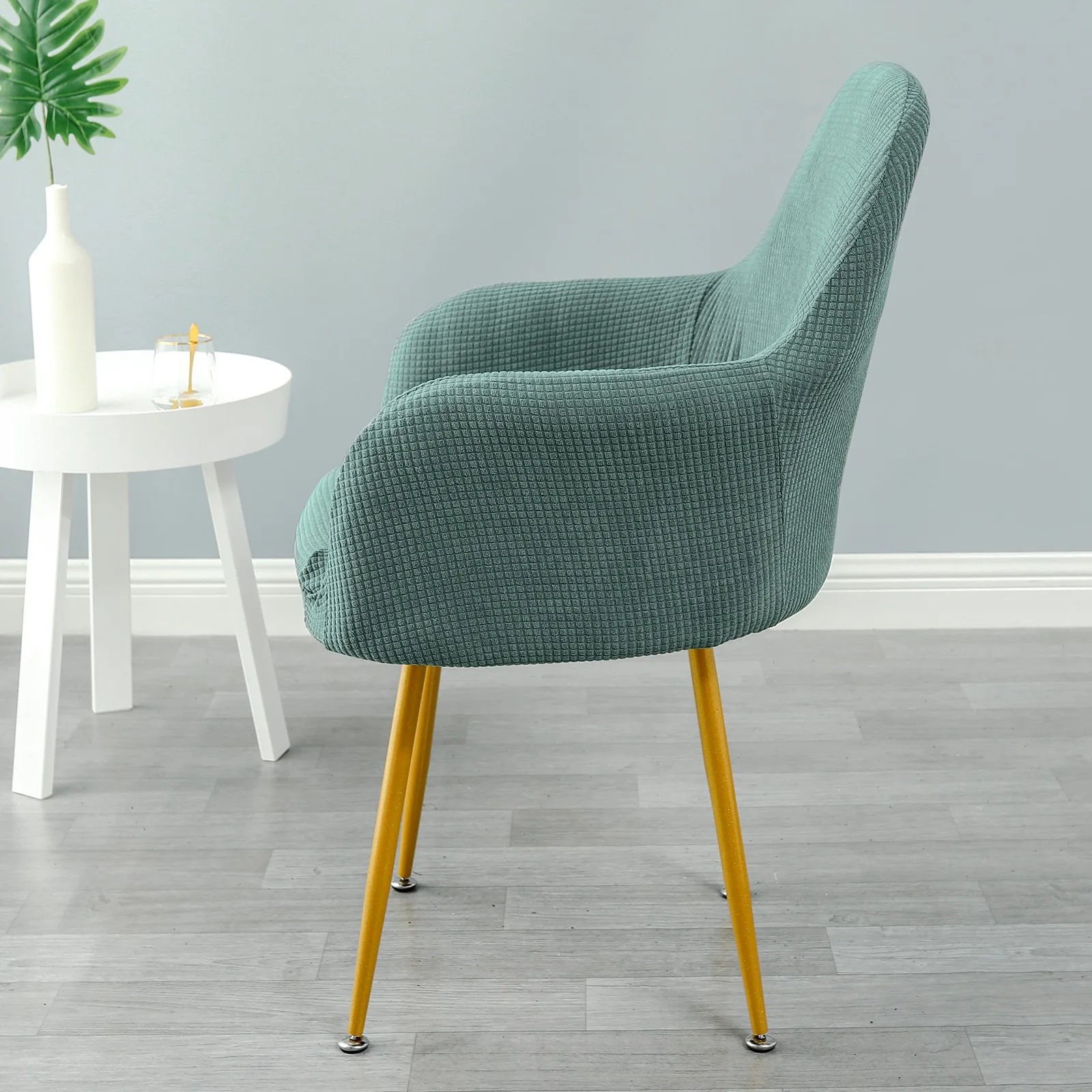 Чехол на кресло эластичная ткань спандекс с наклонным подлокотником чехол для