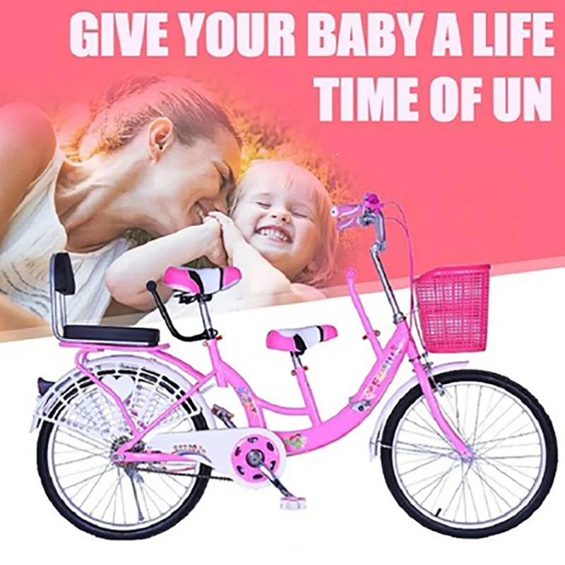 Bestellen Zwei-Person 22-Zoll Fahrrad Mutter Und Kind Fahrrad Frauen Mutter Und Kind Fahrrad Können Bringen 2 Kinder