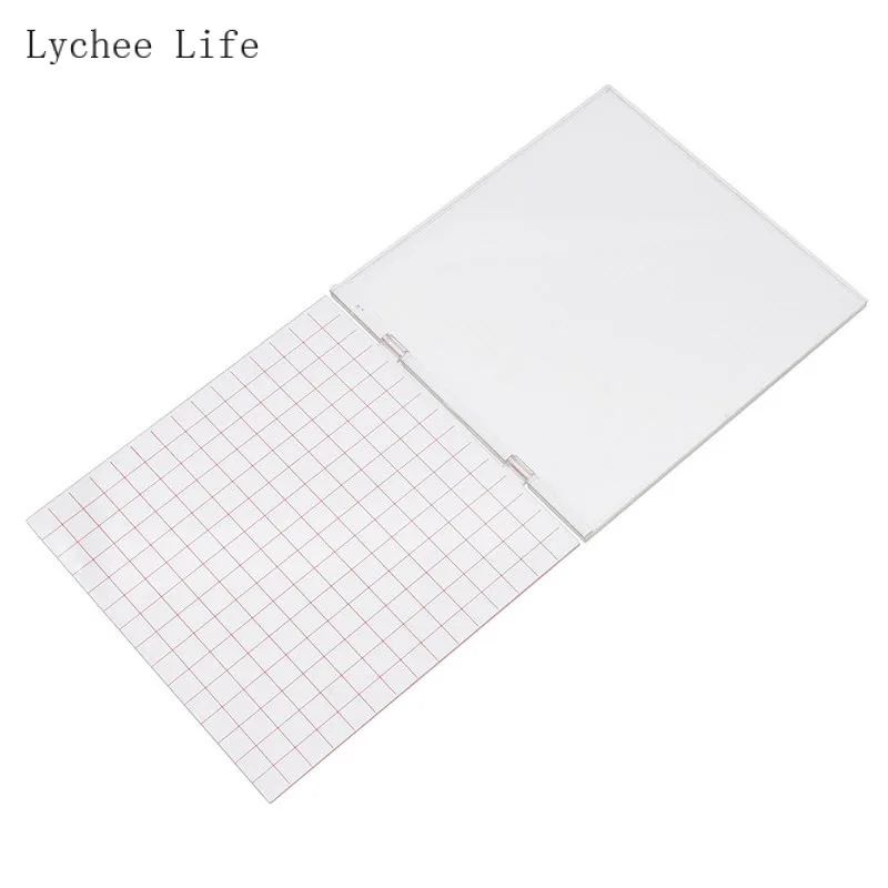 Прозрачный акриловый штамп Lychee Life идеальный штампованная для скрапбукинга папки