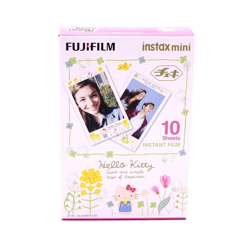 kitty Fujifilm 10 листов фильм монохромный Радуга макарун Микки Алиса для Fuji Instax Mini 7 8 9 50s 7s 90 25 поделиться SP-1 мгновенный - Цвет: kitty