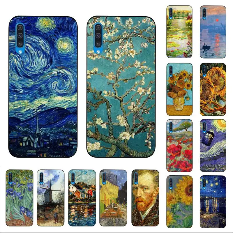 Yinuoda Van Gogh картина маслом Monet Картина DIY Роскошный чехол для телефона Samsung A10 20s 71 51 10s