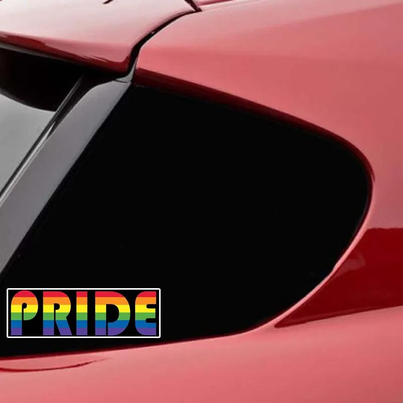 Модная Автомобильная наклейка Aliauto Pride Радужный декор для гомосексуалистов ПВХ с