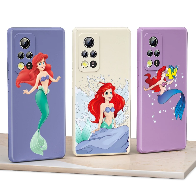 

Мягкий силиконовый чехол Ариэль маленькая Русалочка для Honor 50 SE 30 30S 20 20i 10i 10X 9S 9C 9X Pro Plus Lite, чехол для телефона