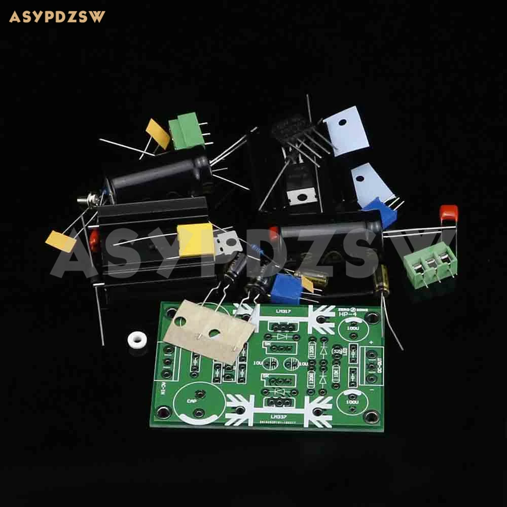 

HP4 (LM317 LM337) регулируемый фильтр блока питания комплект регулятора блока питания DIY kit