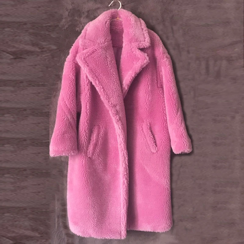 Толстая Теплая Бархатная женская меховая кожаная куртка в европейском и