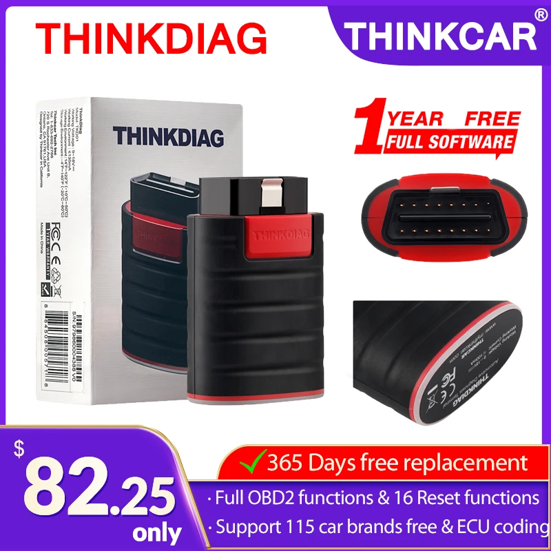 Полный системный сканер THINKCAR V1.23.004 Thinkdiag все программное обеспечение 1 год