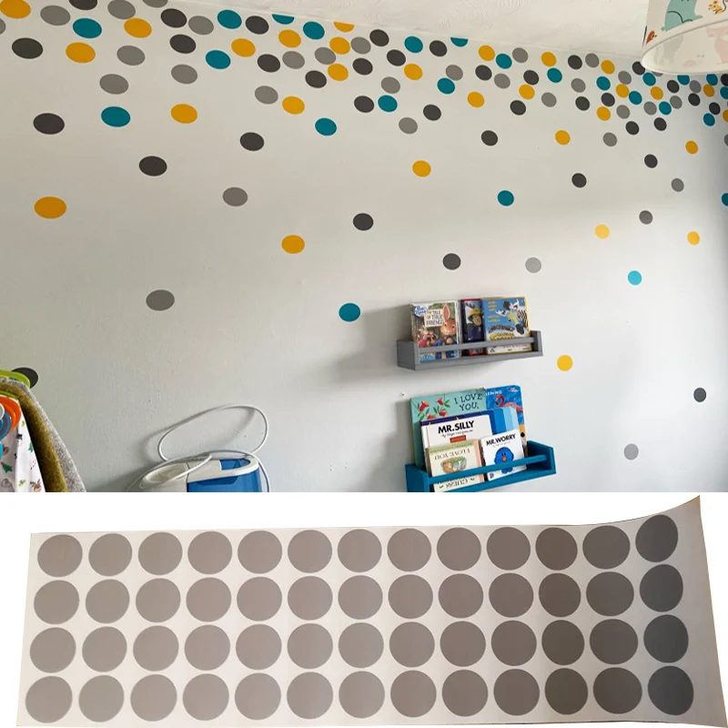 

Children Room Home Decor Nursery Wall Decals Polka Dots Wall Stickers For Kids Room Baby Room Wallpaper