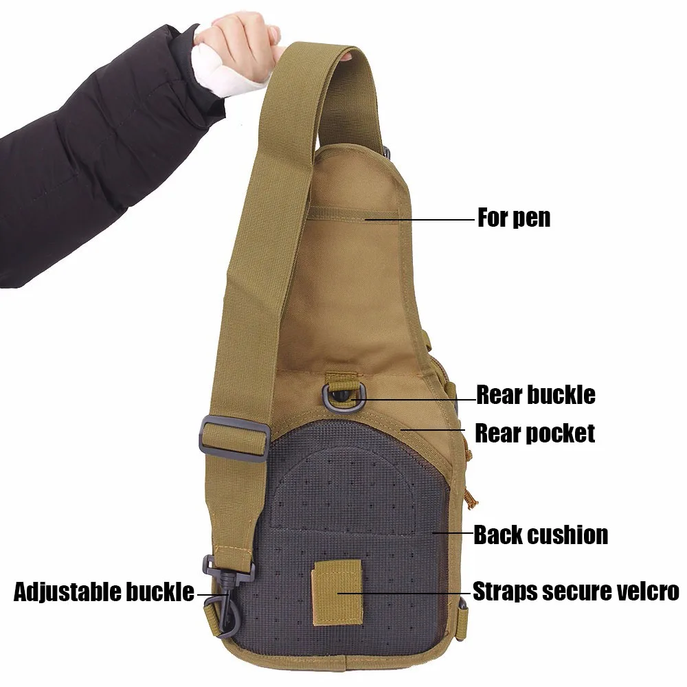 Тактическая Сумка в стиле милитари рюкзак для рыбалки пешего туризма рюкзаки