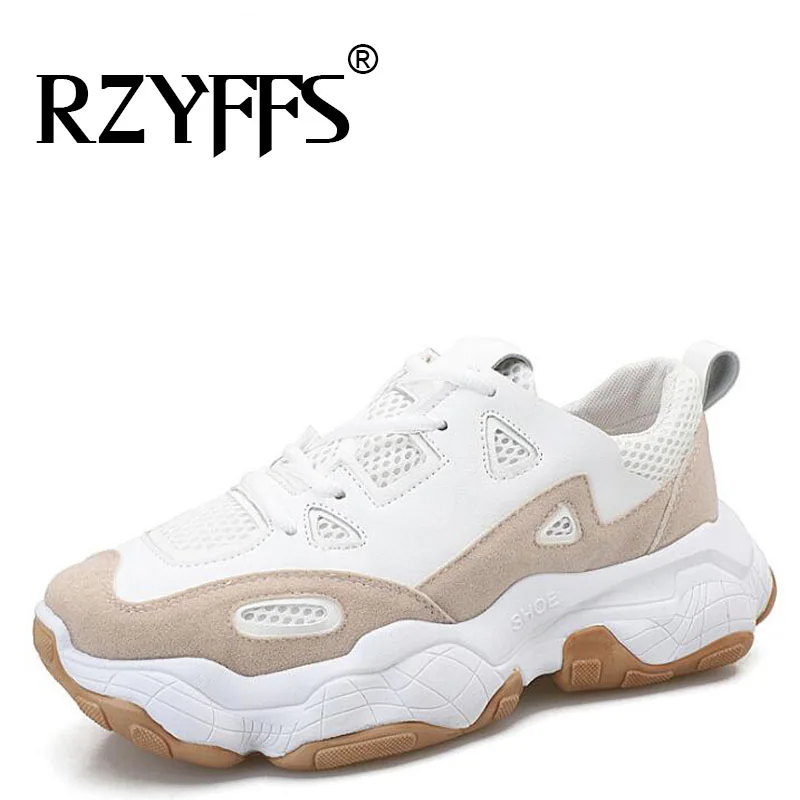 Новые осенние мужские дышащие кроссовки для бега спортивная обувь из сетчатого