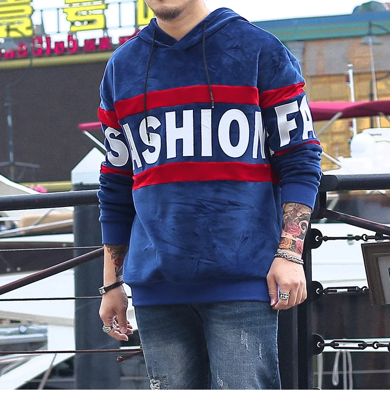 Японская мужская толстовка с капюшоном в стиле хип хоп Харадзюку большого