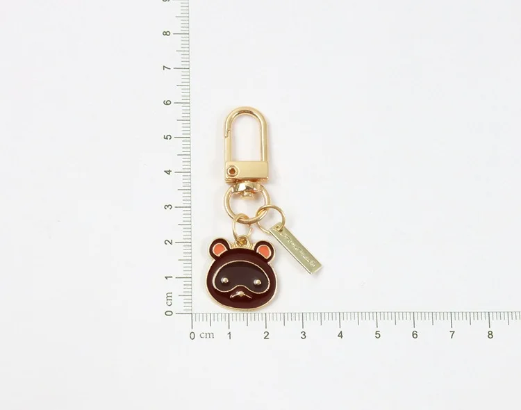 

Animal Crossing Keychain Woman Game Men Metal Enamel Pendant Key Ring Unisex Elegant Cute Key Holder Anime Jewelry