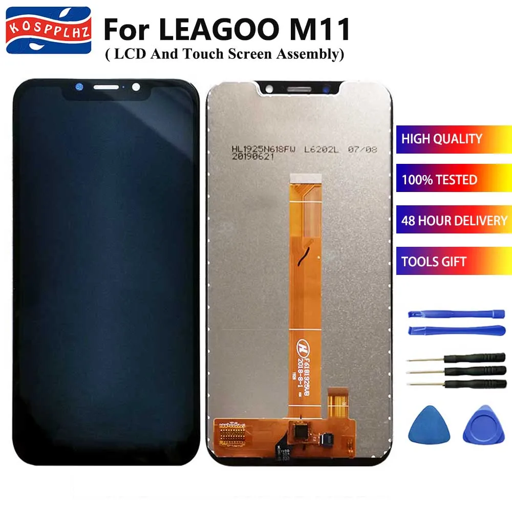 KOSPPLHZ 100% протестирован для LEAGOO M11 ЖК-дисплей + кодирующий преобразователь