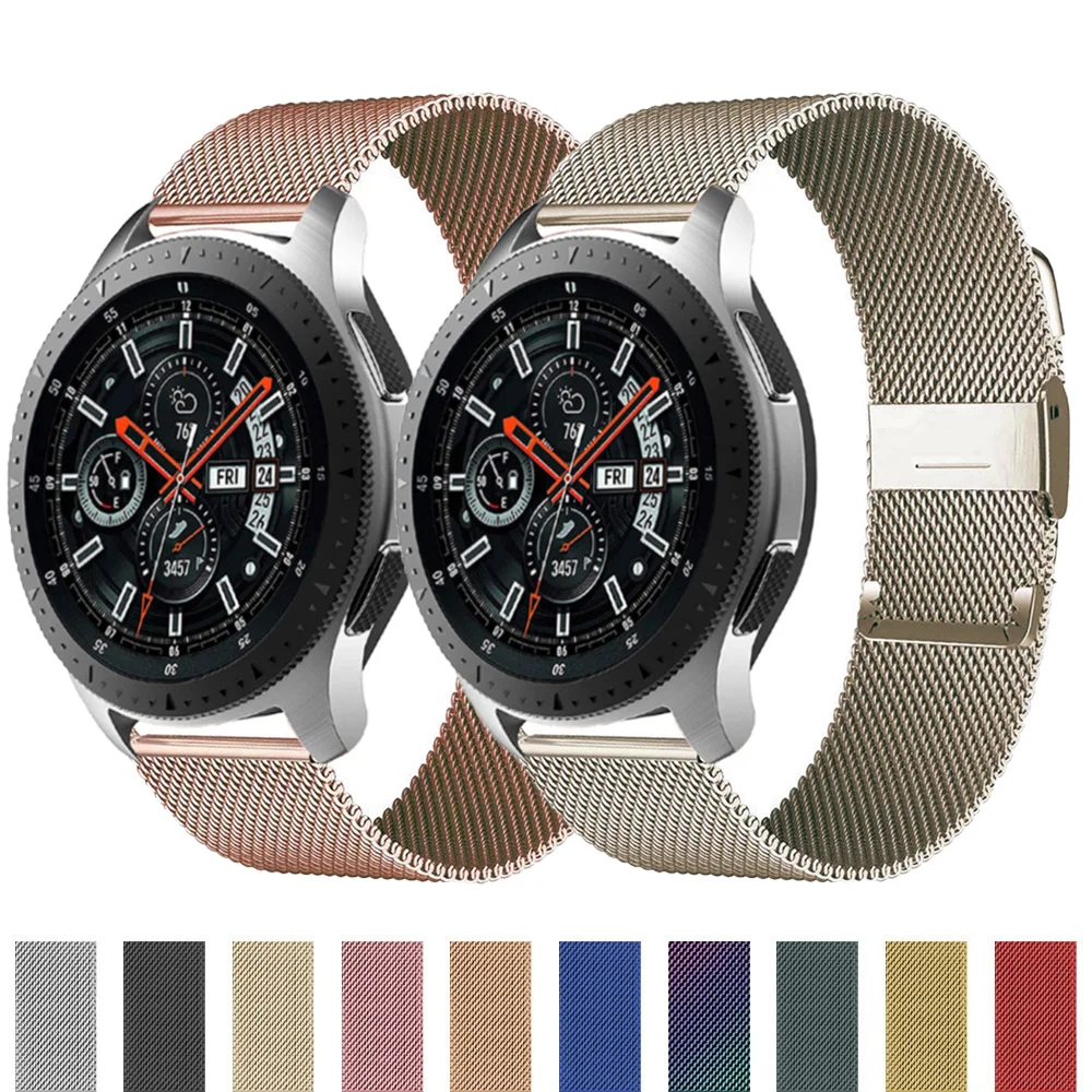 

Ремешок магнитный для смарт-часов HUAWEI watch GT2/2e/pro, браслет для Samsung watch 3/Galaxy watch 46 мм/active 2/amazfit