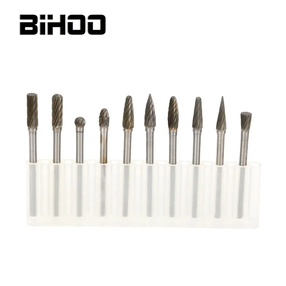 

Tungsten Steel Grinding Head Set Single-edged 3x6mm HSS Carbide Rotary Cutting Burr Grinder Drill Bit Engraving