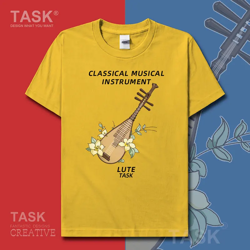 

Musical Instruments Pipa Classical music Chinese style music mens t shirt sporting brands fashion meeting new summer clothes
