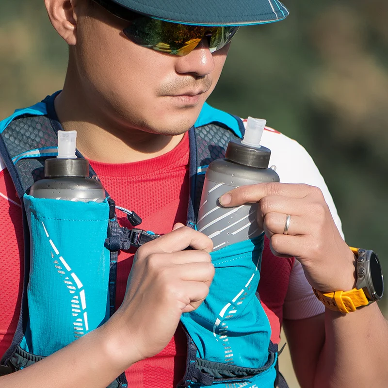 AONIJIE C9102S Outdoor Hydration Backpack 5L Sport Running Vest Ultralight Bags Free Soft Water Flask For Camping Hiking Cycling