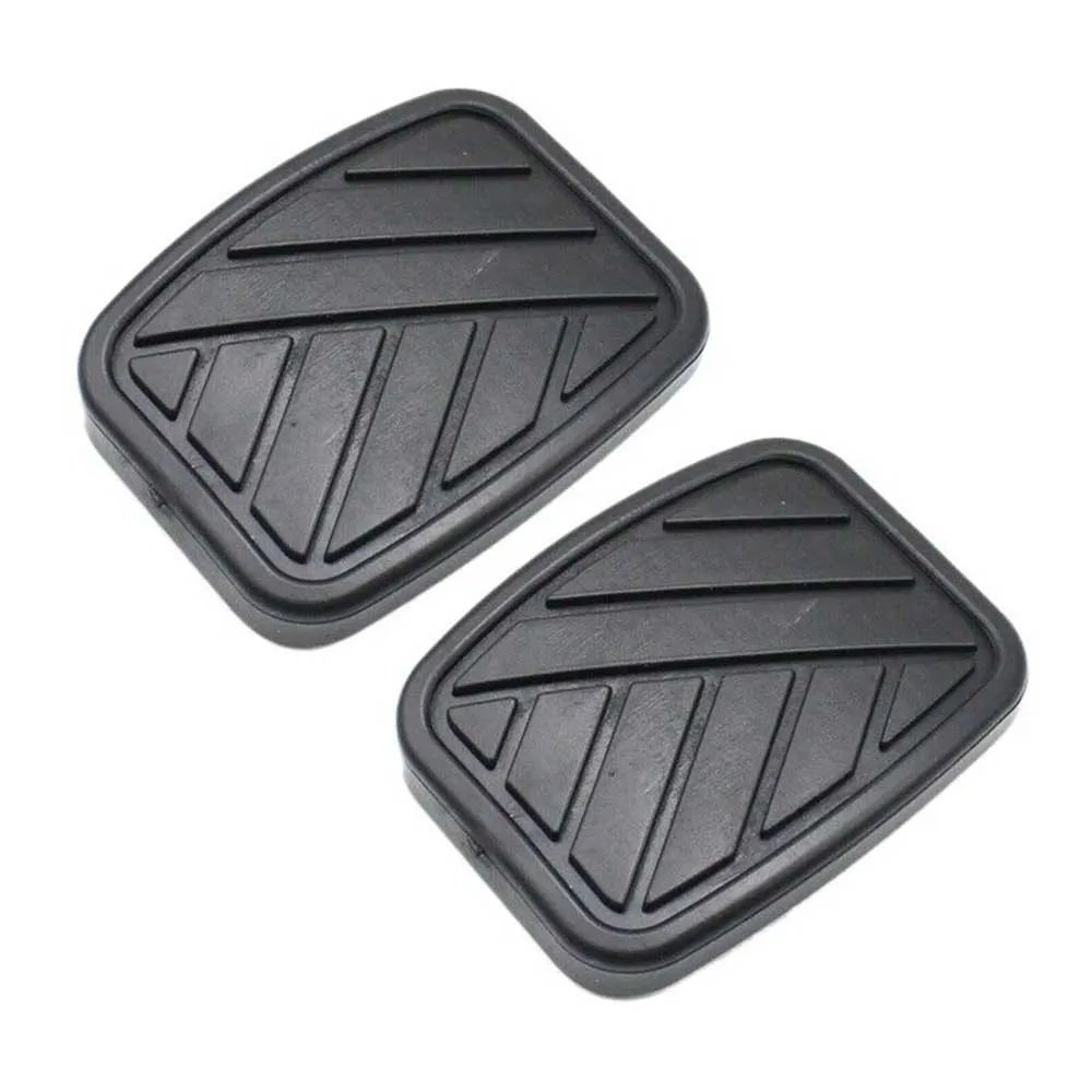 

2× Brake Clutch Pedal Black For Pixo For Suzuki Pad Covers Universal 2PCS