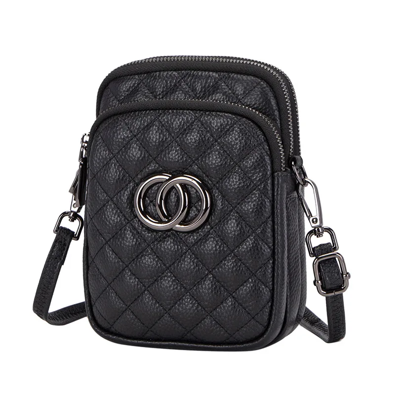 

High Quality Leather Crossbody Bags for Women Luxury Designer Three-layer Shoulder Bag Leisure Tote Bag for Lady Messenger Bags
