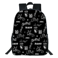 lil peep backpack travel backpack children bag boys girls harajuku bookbag hit hop bags fashion rucksack
