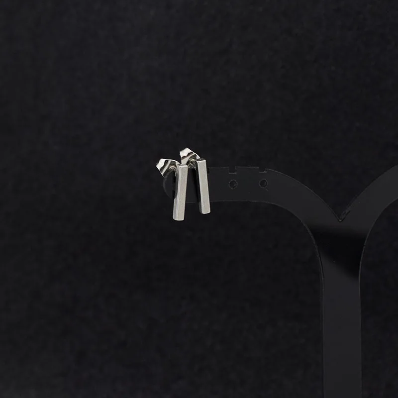 KPOP DNA корейские V Новые 2 шт./лот панк минималистичные серьги-гвоздики модные