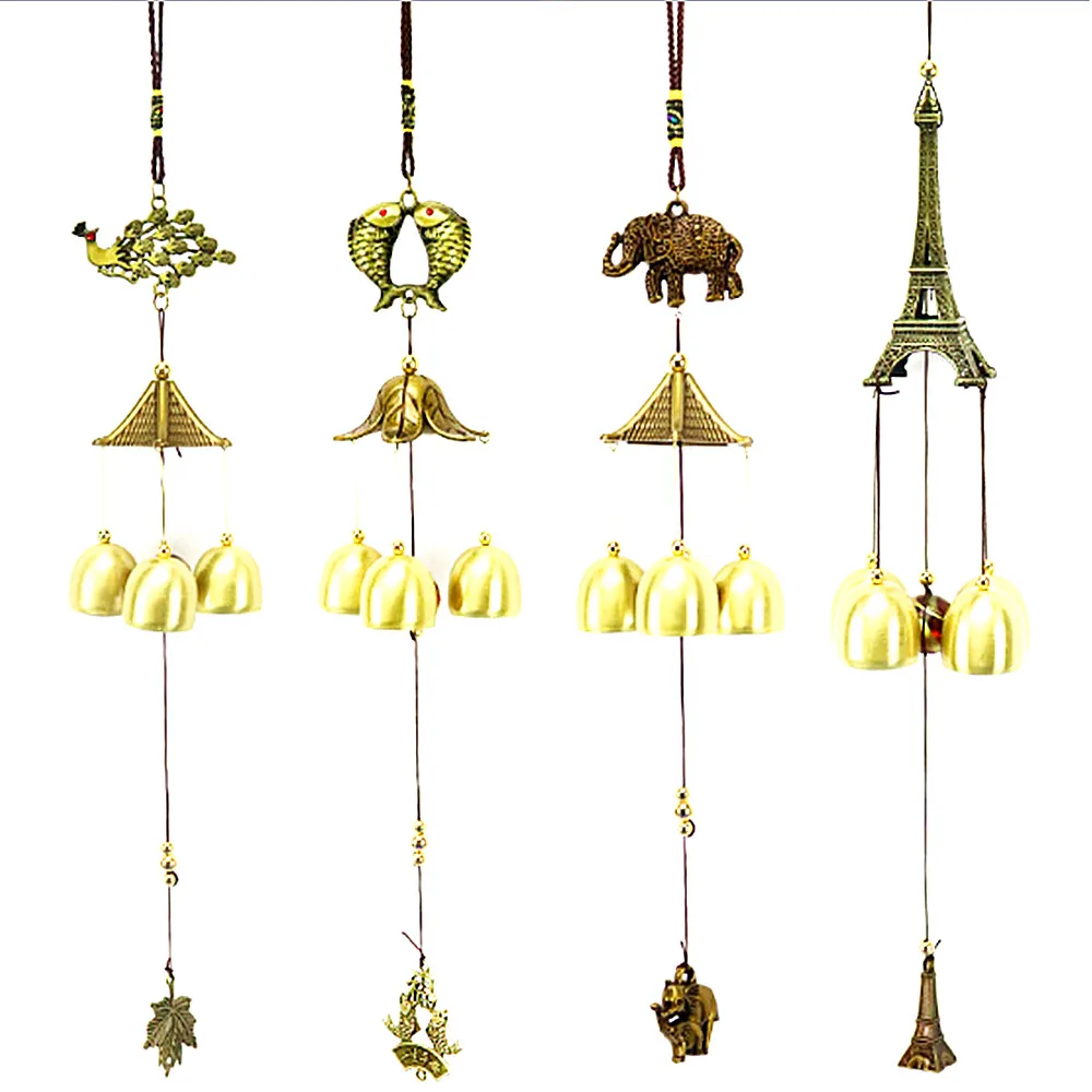 Металлические садовые декорации ручной работы из сплава ветряные колокольчики