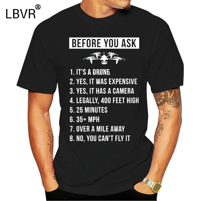 Подарок пилоту дрона футболка для рубашка оператора коммерческого пилота