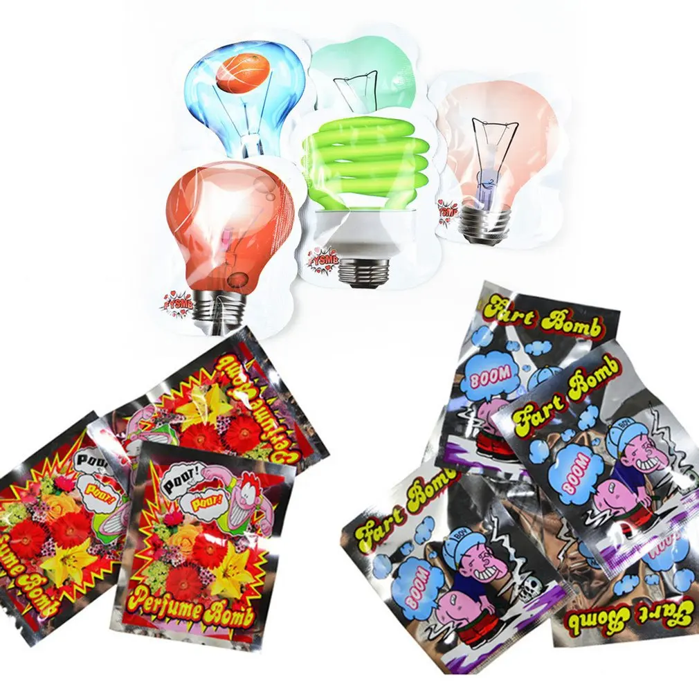 Горячее предложение! Распродажа! 10 шт. вонючий газ бомба Вонючка сумки от