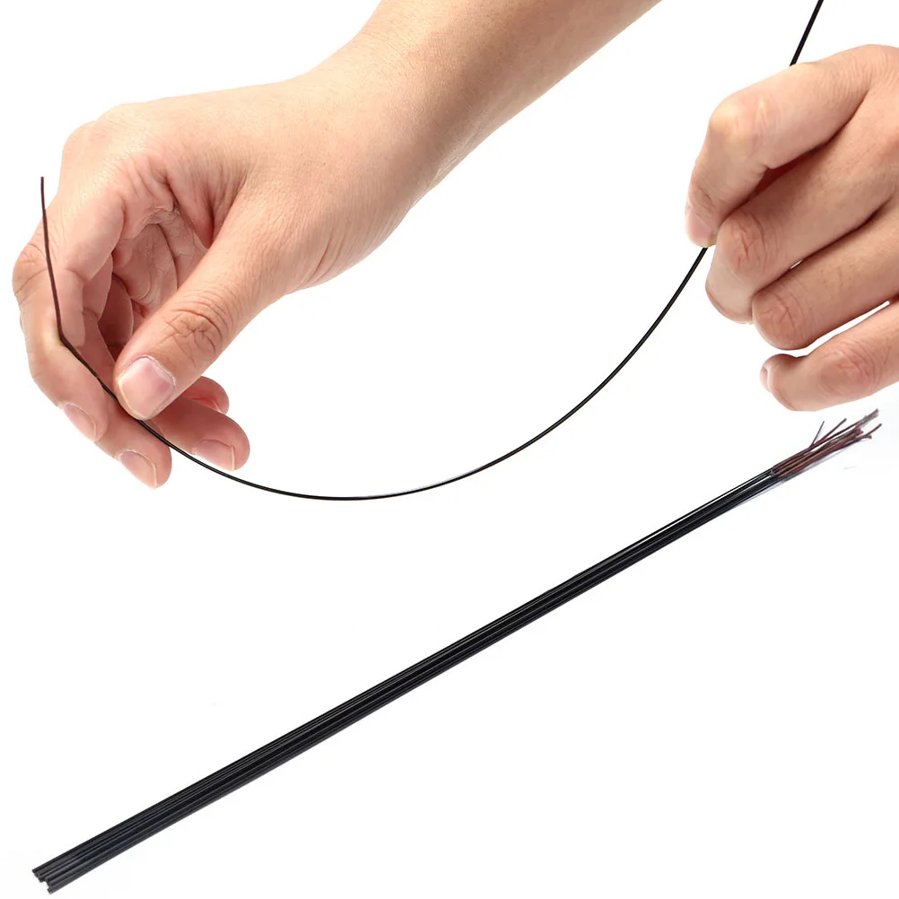 

5 Pcs Fishing Rod Tips Spare Tip Taiwan Fishing Rod Tip Solid And Hollow Carbon Rod Accessories 45 Cm