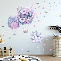 large flowers wall sticker girl room decor warm mural wall decals home decoration living room diy art wallpaper bedroom pvc