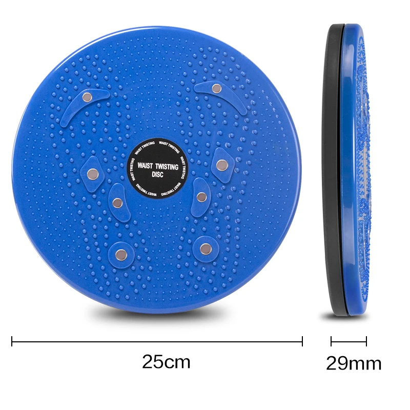 

1pcs Balance Board Twist Boards Fitness Equipments Body Building Fitness Twister Exercise Magnet Waist Wringgling Plate Cord