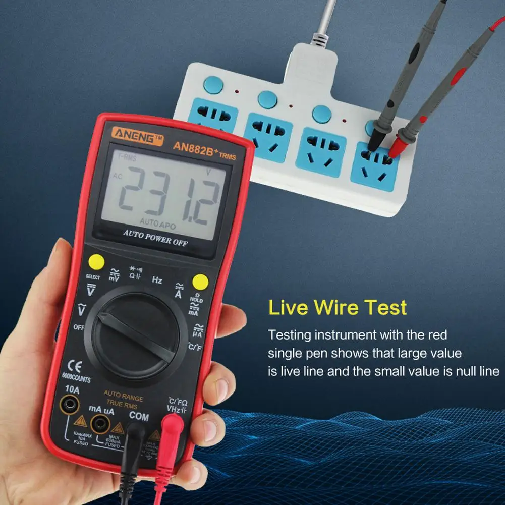 

2pcs Universal Digital Multimeter Pens Lead Probe Wire 1000V 20A Ammeter