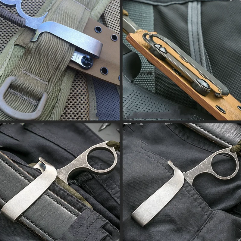 Футляр из титанового сплава K зажим для задней крышки кожаные товары легкий