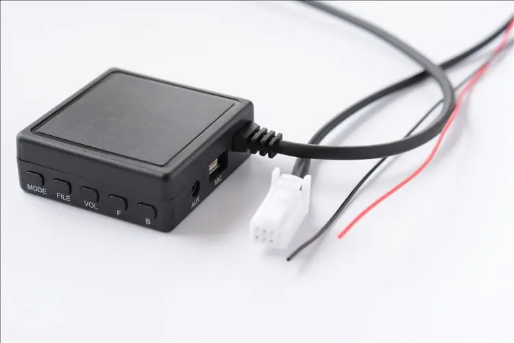 Автомобильный Bluetooth беспроводной Aux микрофон адаптер TF USB флэш накопитель для Clarion