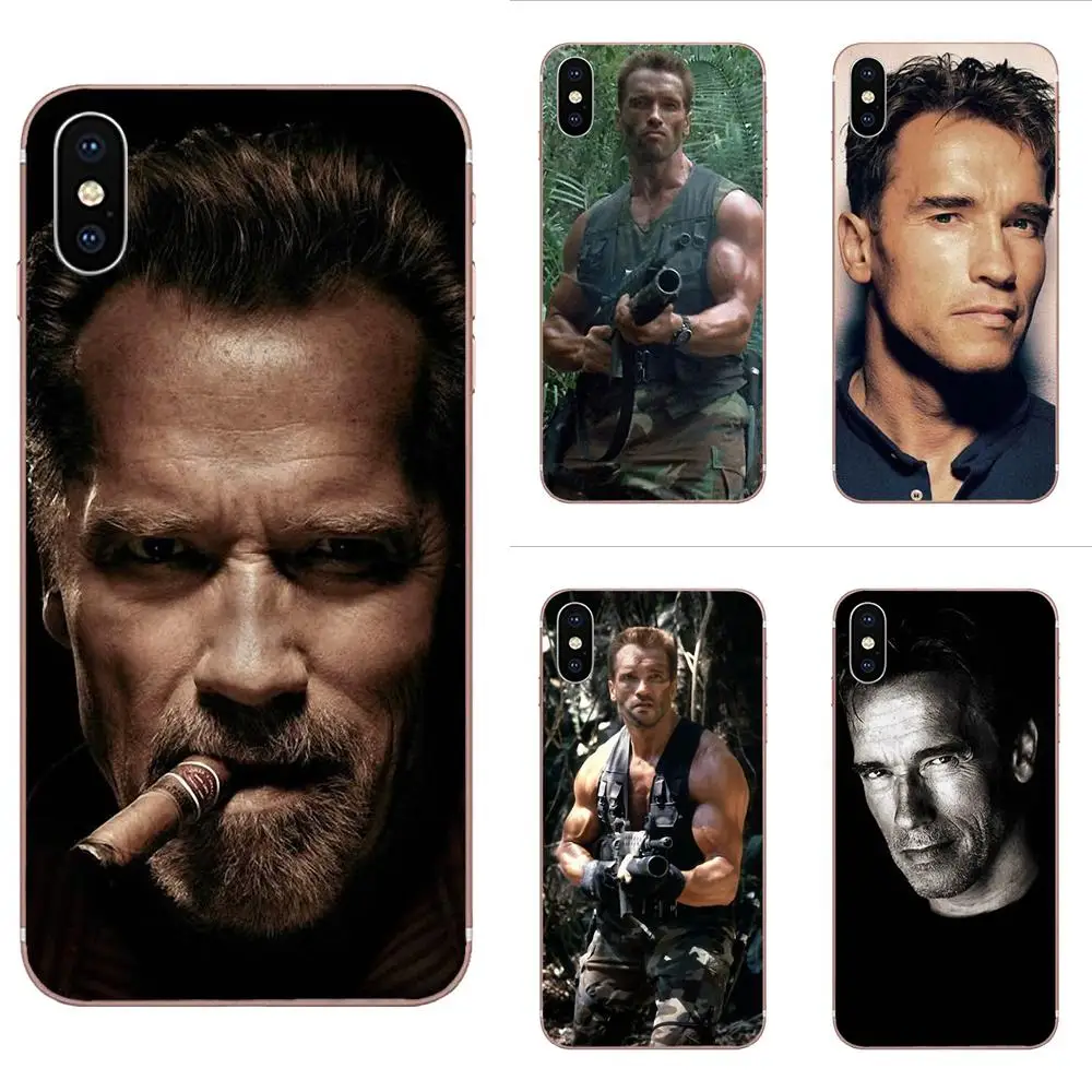 Арнольд шварценеггерный корпус силиконовый чехол для Xiaomi Redmi Note 8 8A 8T 10 K30 5G Pro Motorola