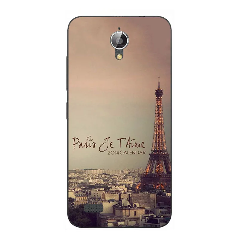 

Soft silicone Phone Cases For TP Link Neffos Y5 5.0" Soft TPU Material Phone Case Back Cover Coque Print painting Flower style