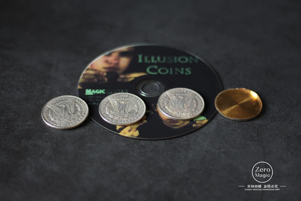 3 Fly (Монета Моргана) Монета и деньги Волшебные трюки Волшебный реквизит иллюзии