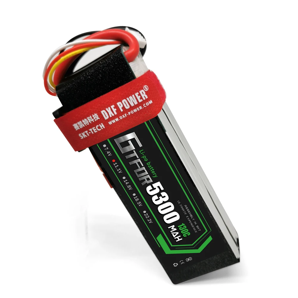 GTFDR 3S 11 1 V 5300mah 130C 260C Lipo батарея XT60 T Deans XT90 EC5 50C для гонок FPV Дрон самолеты