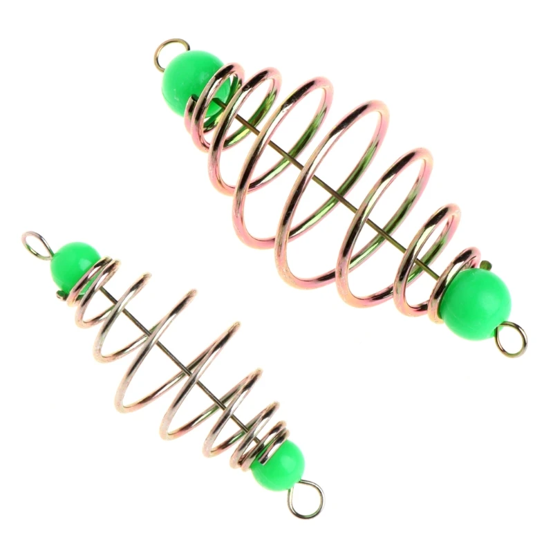 

10 Pcs/Set Fishing Bait Spring Lure Inline Hanging Tackle Stainless Steel Feeder Dropshipping