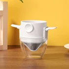 Нетоксичный ситечко для заваривания чая, кофе, капсулы, фильтр, чашка, воронка, чайная корзина для дома, кухонные украшения для кофе